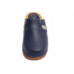 Chodaki drewniaki skórzane obuwie medyczne Clogers