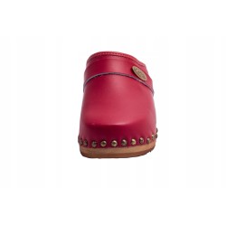 Chodaki drewniaki skórzane obuwie medyczne Clogers