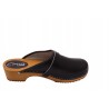 Chodaki drewniaki skórzane obuwie medyczne Clogers