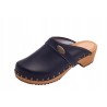 Chodaki drewniaki skórzane obuwie medyczne Clogers