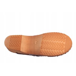 Chodaki drewniaki skórzane obuwie medyczne Clogers