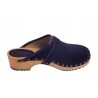 Chodaki drewniaki welur obuwie medyczne Clogers