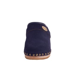 Chodaki drewniaki welur obuwie medyczne Clogers