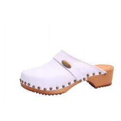 Chodaki Białe drewniaki...