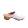 Chodaki Białe drewniaki obuwie medyczne Clogers