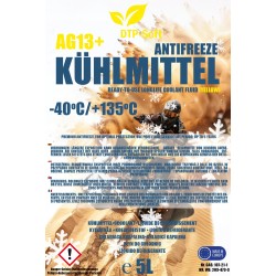 5L PŁYN CHŁODNIC CHŁODNICZY -40 C ŻÓŁTY 1 x 5 Litrów TOP
