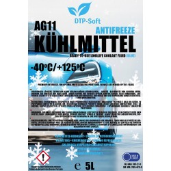 5L PŁYN CHŁODNIC AG 11 CHŁODNICZY -40 C NIEBIESKI 1 x 5L TOP