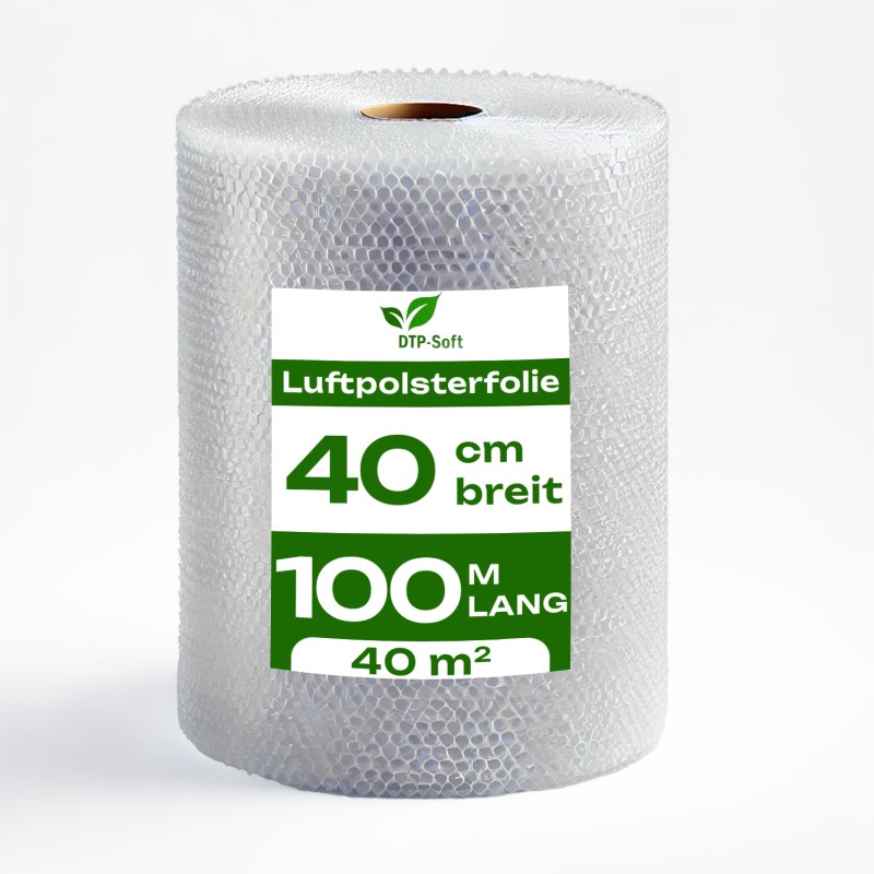 FOLIA BĄBELKOWA PĘCHERZYKOWA szerokość 40cm OCHRONNA DŁUGA nawój 100m TOP