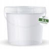 5L Wiaderko Plastikowe wiadro z pokrywą spożywcze 5 Litrów Przezroczyste
