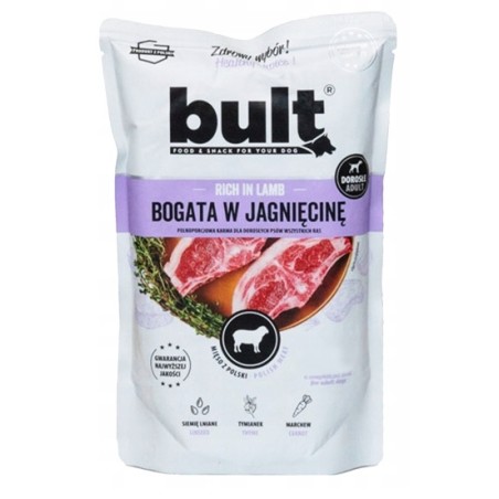 BULT Karma mokra dla psa JAGNIĘCINA PEŁNOPORCJOWA saszetka 100g DUŻO MIĘSA