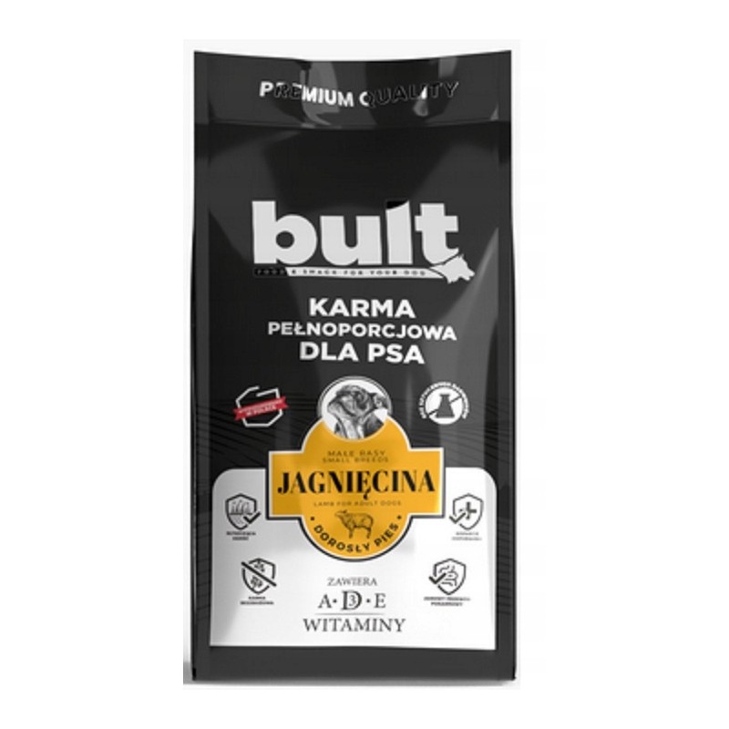 BULT 3kg Sucha karma dla psa z jagnięciną pełnowartościowa premium 3kg
