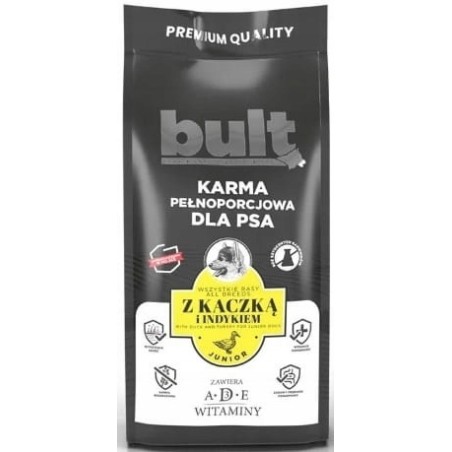 BULT 3kg Sucha karma dla psa z kaczką i indykiem pełnowartościowa 3kg