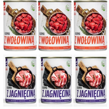 BULT TUF TUF mokra karma dla psa 12x800g - wołowina jagnięcina premium