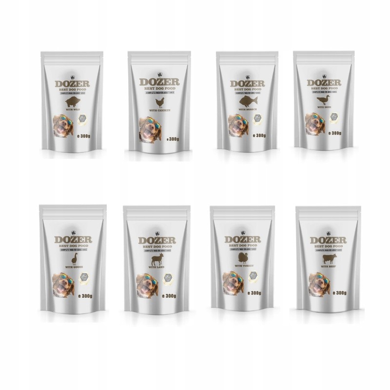 Dozer Mokra karma Mix Smaków Classic Premium 24x300 g