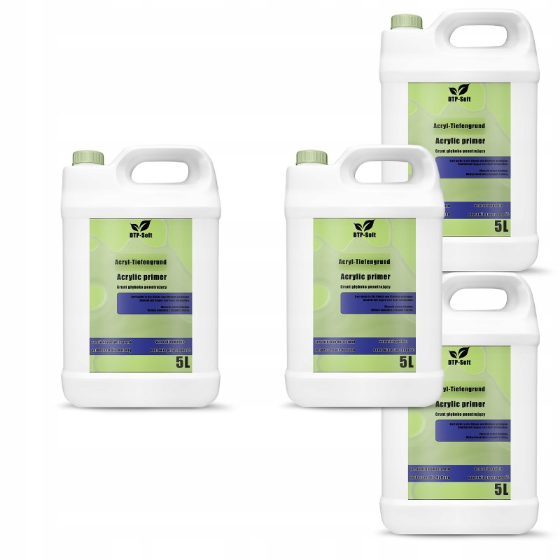 20L GRUNT AKRYLOWY GŁĘBOKO PENETRUJĄCY PREMIUM 4x5L