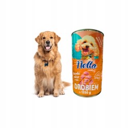 Nella Mokra karma dla psa drób puszka 20x1250g