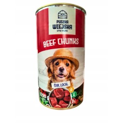 Puszka Wiejska Mokra karma dla psa wołowina puszka 20x1250g