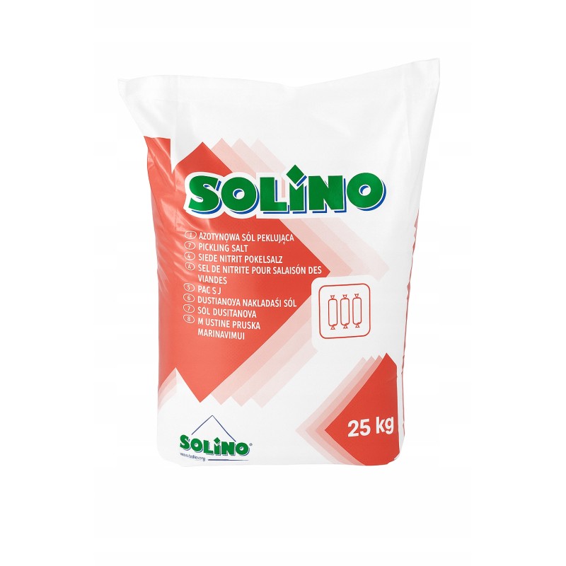 SÓL DO PEKLOWANIA PEKLUJĄCA PEKLOWA PEKLOSÓL DO WĘDLIN KIEŁBAS Solino 25 kg
