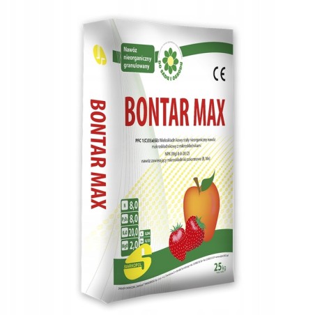 BONTAR MAX wieloskładnikowy granulowany nawóz do warzyw i owoców 25kg