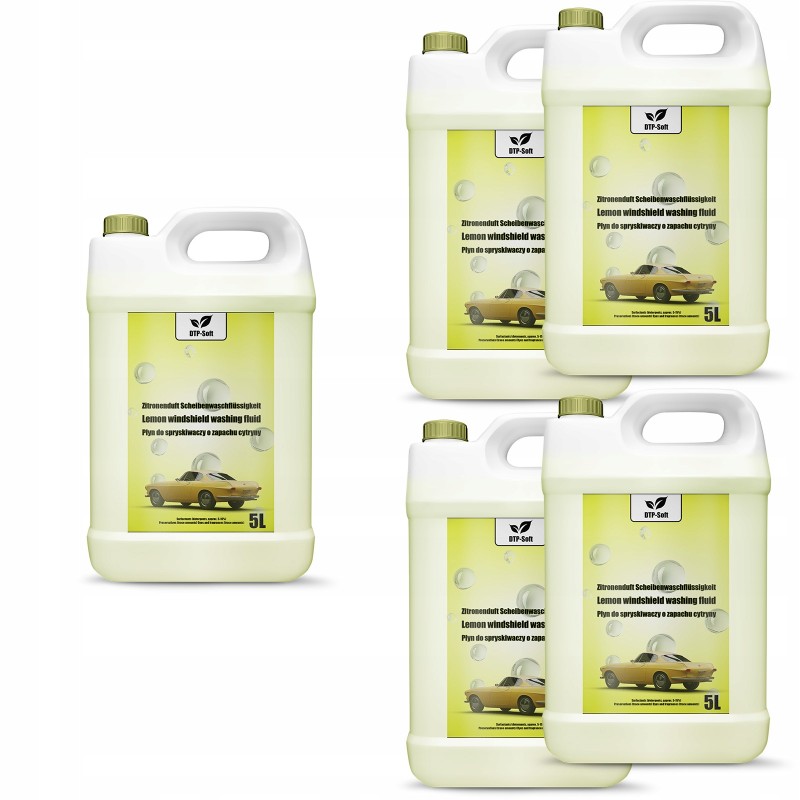 30L Płyn do spryskiwaczy Cytrusowy Sprysk letni 6 x 5 litrów TOP