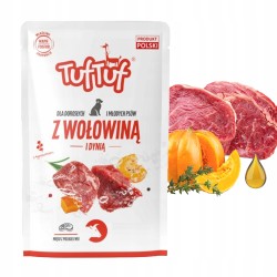 TUF TUF Saszetka dla psa Wołowina z Dynią 100g