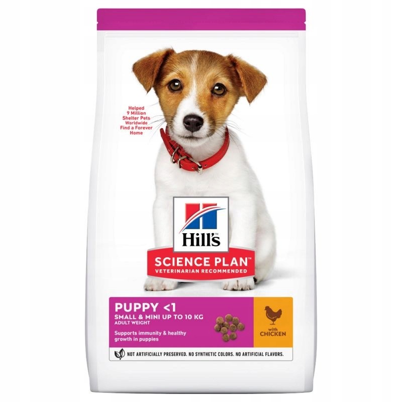 HILL'S SP CANINE PUPPY SMALL & MINI CHICKEN sucha karma dla psów 1,5kg