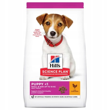 HILL'S SP CANINE PUPPY SMALL & MINI CHICKEN sucha karma dla psów 1,5kg