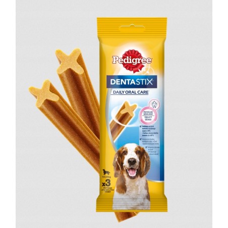 Pedigree DentaStix 77g Przysmak Dentystyczny dla psów ras średnich