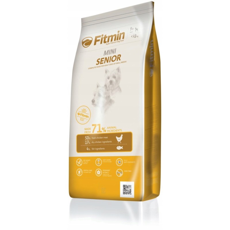 FITMIN Mini Senior sucha karma dla małych psów z kurczakiem 3kg