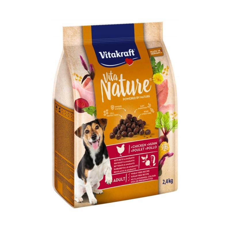 Vitakraft Vita Nature sucha dla psów dorosłych kurczak 2,4 kg