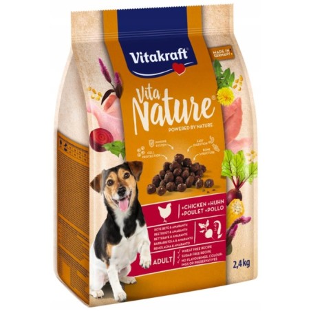 Vitakraft Vita Nature sucha dla psów dorosłych kurczak 2,4 kg