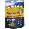 Ontario Puppy Medium karma sucha dla szczeniaków z jagnięciną 750g