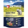 ONTARIO SENIOR MINI sucha karma dla małych psów z jagnięciną 750g