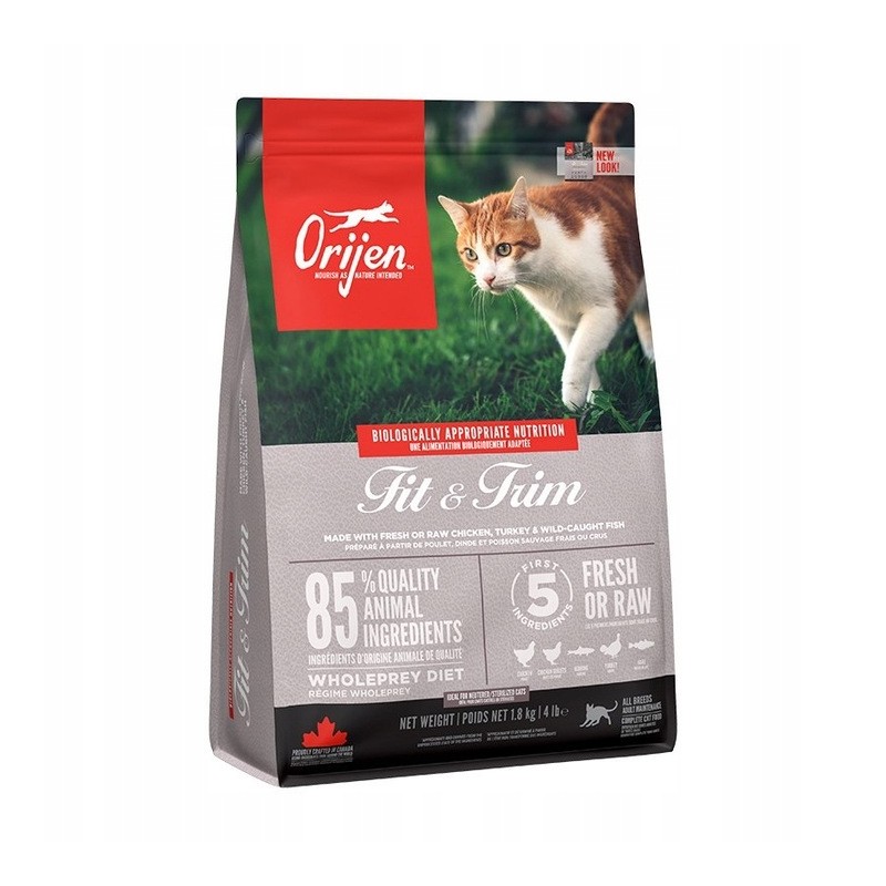 ORIJEN Fit & Trim Cat sucha karma dla kotów 1,8kg