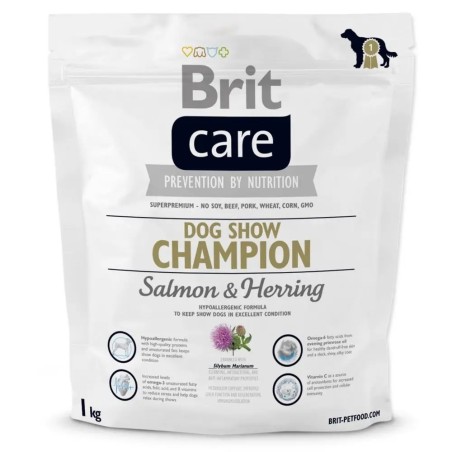 BRIT CARE DOG SHOW CHAMPION SALMON & HERRING sucha karma dla psa 1kg