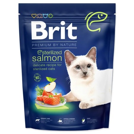 BRIT Premium By Nature sucha karma dla kotów sterylizowanych łosoś 300 g