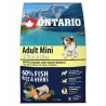 Ontario Mini Adult 7 Fish & Rice sucha karma dla małych psów 2,25kg