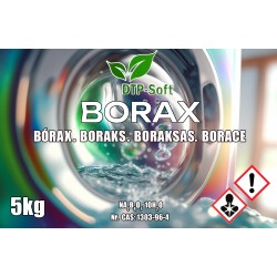 5kg BORAKS CZYSTY BORAX CZYSTOŚĆ 99,99% CZTEROBORAN SODU Wiaderko do prania