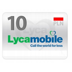 DoładowanieLycaMobile 10 zł