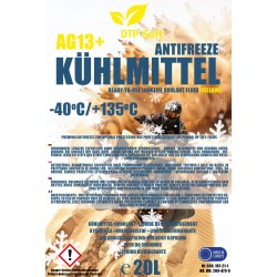 PŁYN CHŁODNIC CHŁODNICZY -40 C ŻÓŁTY 1x 20L TOP