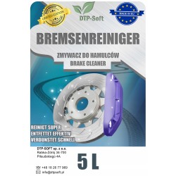 ZMYWACZ DO HAMULCÓW tarcz klocków odtłuszczacz BRAKE CLEANER TOP 5L