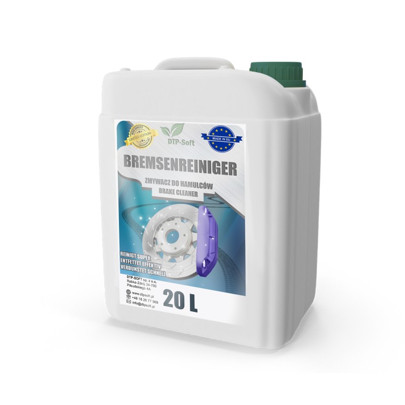 ZMYWACZ DO HAMULCÓW tarcz klocków odtłuszczacz BRAKE CLEANER TOP 20L