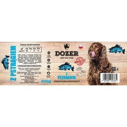 Dozer mokra karma premium dla psa bogata w pstrąga 800g pstrąg