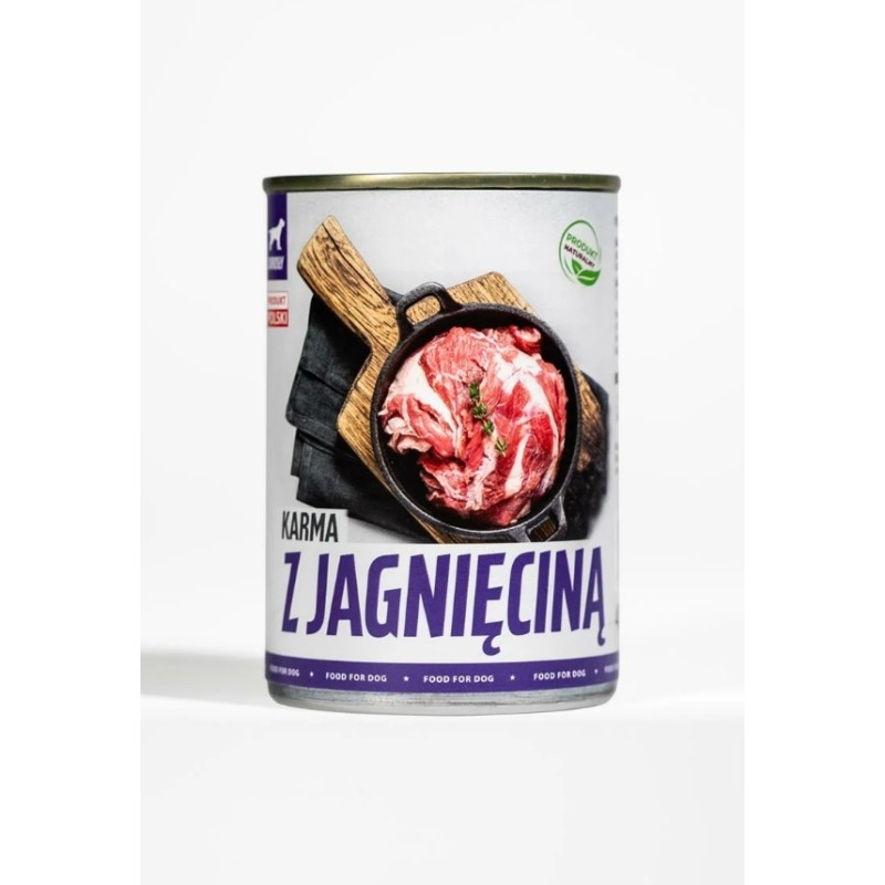 BULT TUF TUF mokra karma dla psa 24x800g - jagnięcina puszka premium