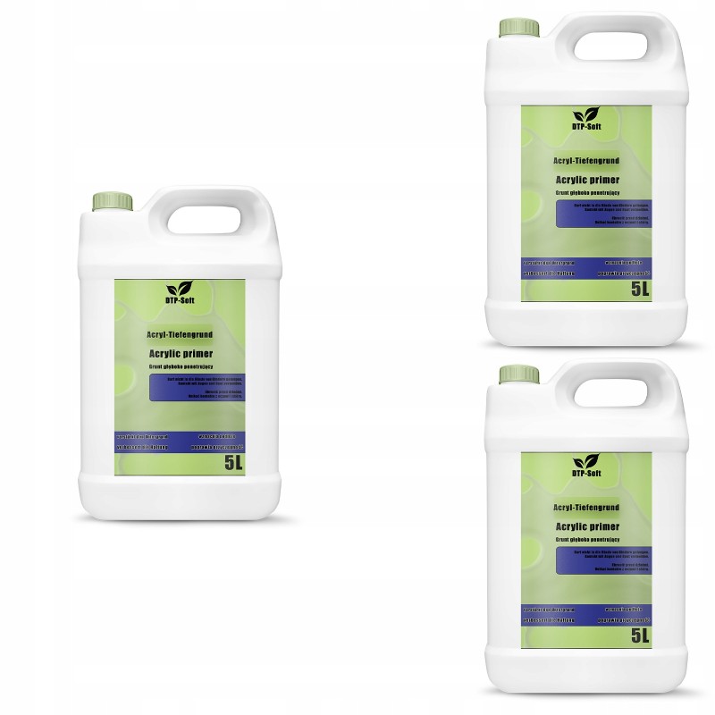 GRUNT AKRYLOWYgŁĘBOKO PENETRUJĄCY PREMIUM 3x5L