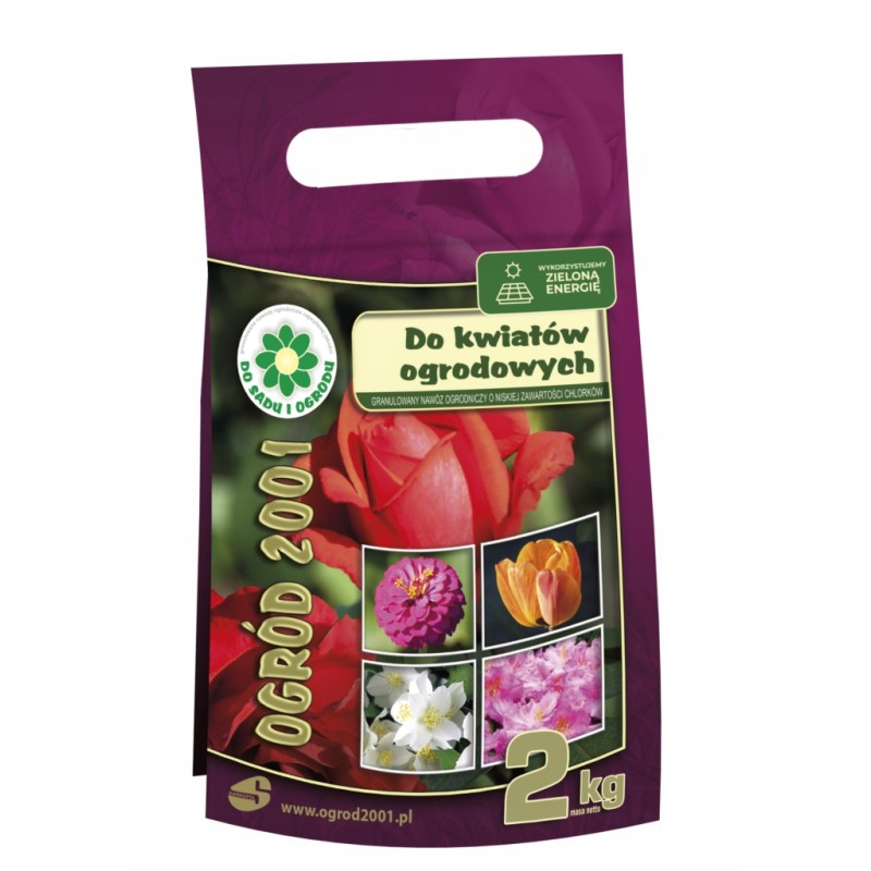 Nawóz do kwiatów ogrodowychgranulat worek 2kg