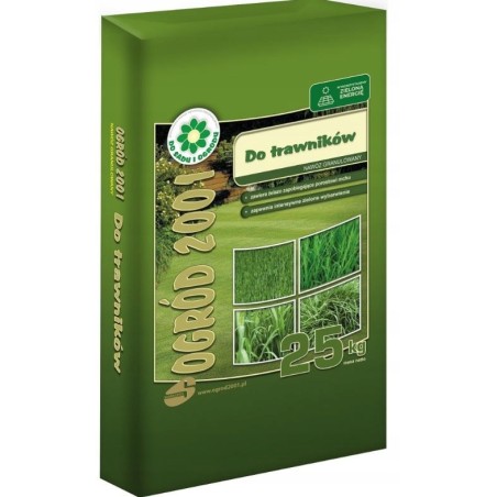 NAWÓZ DO TRAWNIKÓW TRAWY TRAWNIKA OGRÓD 2001 INTENSYWNA ZIELEŃ 25kg