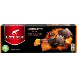 Belgijskie czekoladki Mignonnette Noir Orange COTE D'OR 24x10g