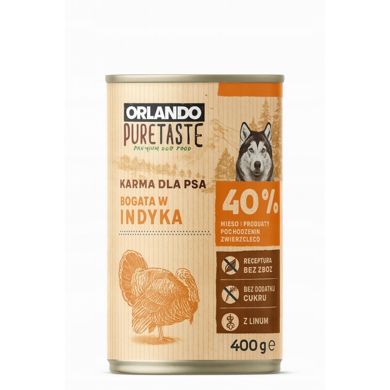 Orlando Pure Taste karma mokra indyk 400g