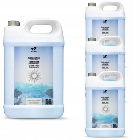 Mydło w płynie do mycia rąk zapachowe ocean 4 x 5 litrów Podhale TOP